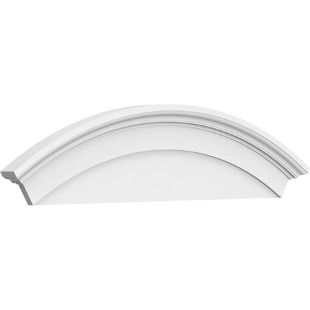 Ekena Millwork Arched Architectural Grade PVC Pediment, 52"W x 14"H x 2-3/4"P PEDP052X140ARD00